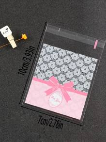 100入組蝴蝶結圖案餅乾包 - 彩色 - 查看 2