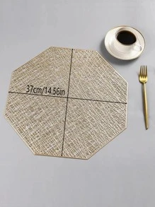 1pc Octagon Shaped Placemat - Multicolor - View 2