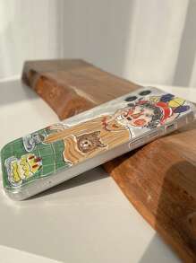 Afternoon Tea Girl Phone Case - Multicolor - View 3