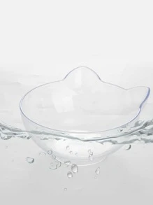 1 pieza Bol para mascotas con diseño de oreja de dibujos animados - transparente - Ver 6