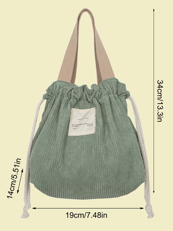 Drawstring Lunch Bag SHEIN USA