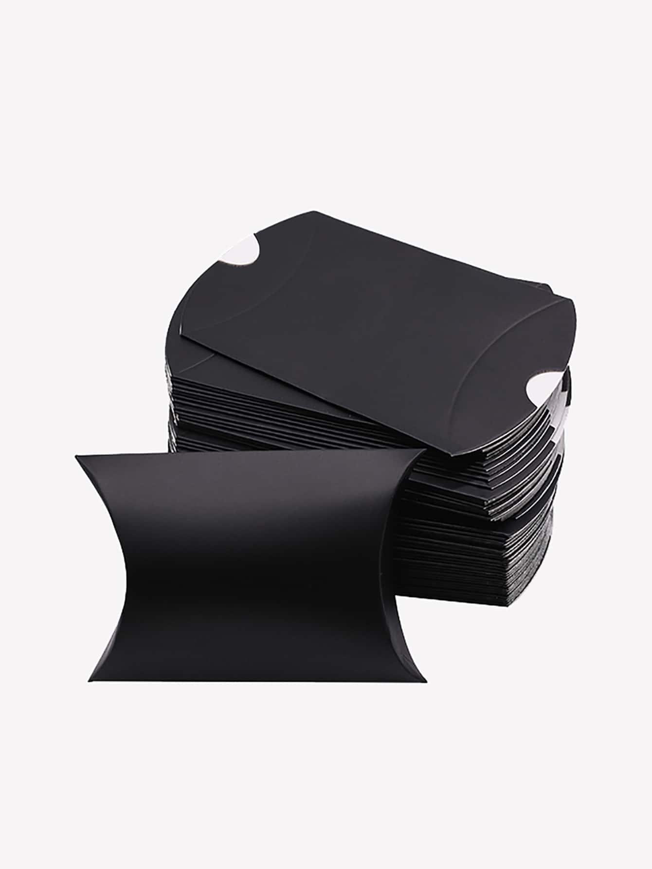 10 hộp gối đen hộp quà tặng tiệc, ngày lễ tình nhân trở lại trường - màu đen - Xem 1