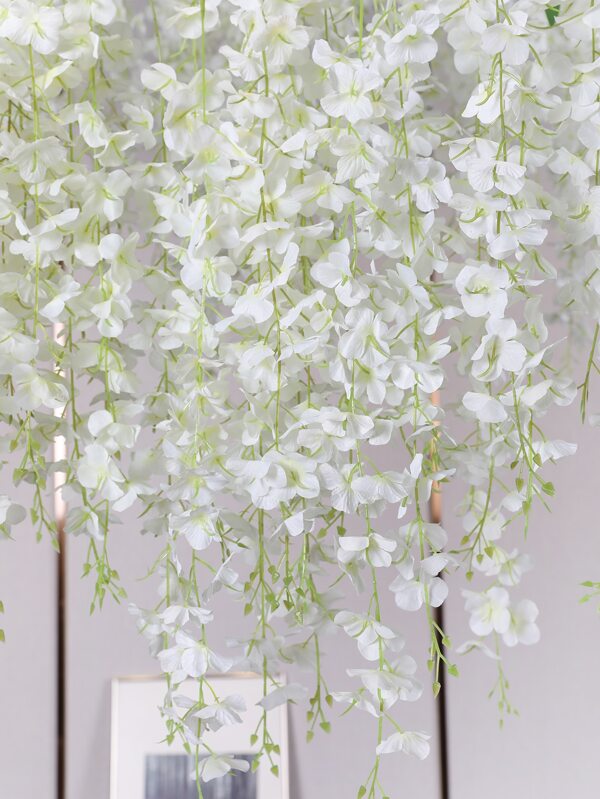 2pcs Hanging Artificial Wisteria Flower Vine SHEIN USA
