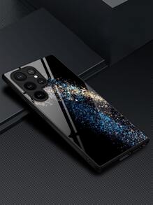 1 个闪光水晶透明玻璃外壳适用于 iPhone 16 Pro Max/16 Pro/16 Plus/16、A55/A54/A53、S24 Plus/S24 Ultra/S24 FE/S24、Pixel 9/9 Pro/9 Pro XL - 彩色 - 查看 1