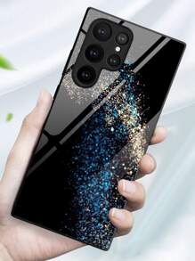 1 个闪光水晶透明玻璃外壳适用于 iPhone 16 Pro Max/16 Pro/16 Plus/16、A55/A54/A53、S24 Plus/S24 Ultra/S24 FE/S24、Pixel 9/9 Pro/9 Pro XL - 彩色 - 查看 2