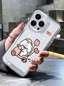 Funda de celular transparente con estampado de dibujos animados - Multicolor - Ver 1