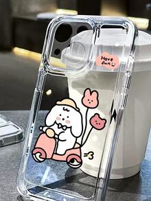 Funda de celular transparente con estampado de dibujos animados - Multicolor - Ver 2