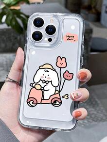 Funda de celular transparente con estampado de dibujos animados - Multicolor - Ver 4