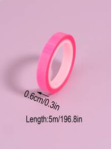 5rolls Mixed Color Adhesive Tape - Pink - View 4