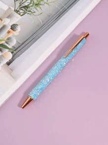 1pc Glitter Ballpoint Pen - Blue - View 10