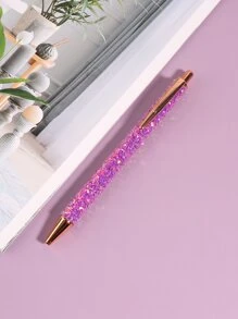 1pc Glitter Ballpoint Pen - Blue - View 11