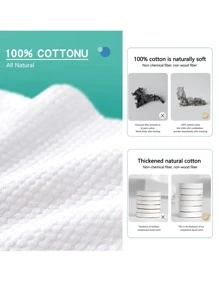 1入組素色壓縮浴巾戶外便攜式一次性毛巾 - 白色 - 查看 2