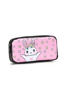 3入組女孩卡通兔圖案背包套裝