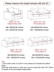 1入組拼色沙灘巾北歐滌綸防滑沙發套毛毯四季皆宜 - 藍色 - 查看 3