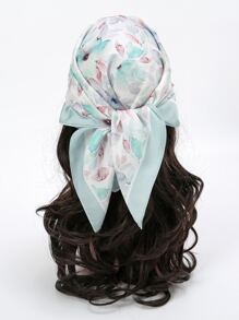 Floral Print Bandana - Multicolor - View 1