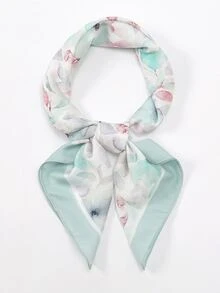 Floral Print Bandana - Multicolor - View 3