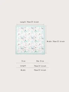 Floral Print Bandana - Multicolor - View 4