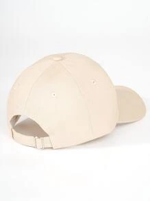 字母刺繡棒球帽 - 米色 - 查看 2