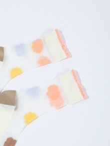 Calcetines de tripulación con estampado de dibujos animados