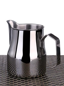 1pc Milk Frother, 350/500/700ml Stainless Steel Milk Frothing Pitcher, Milk Steamer, Suitable For Espresso Machines, Latte Art Cup (12/17/23oz), Back To School Season