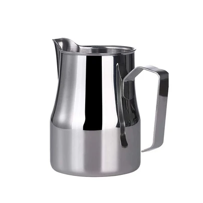 1 bình tạo bọt sữa, bình tạo bọt sữa bằng thép không gỉ 350/500/700ml, bình hấp sữa, thích hợp cho máy pha cà phê espresso, cốc latte art (12/17/23oz), mùa tựu trường.