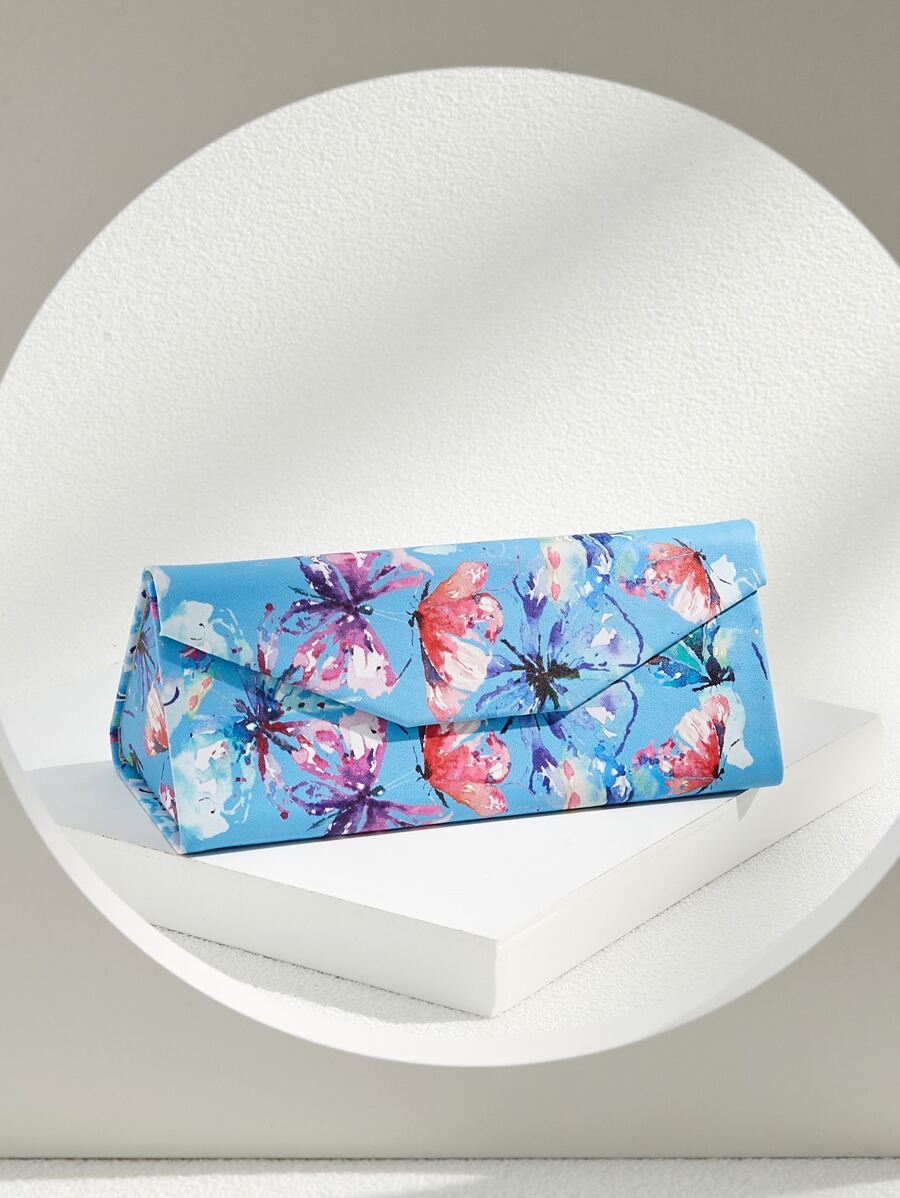 1 Painted Butterfly Folding Glasses Case - Multicolor - View 1
