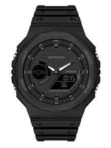 SANDA SANDA Fashion Men's G-Style Sports Electronic Watch Outdoor Waterproof Night Light Watch LED Digital Stopwatch Clock Watch Men's Quartz