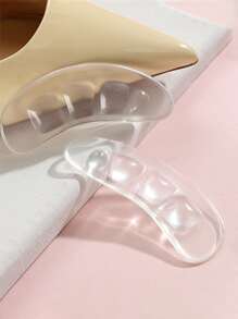 高跟鞋防滑貼，由矽膠製成，背面有自粘式黏合劑，適用於防止高跟鞋滑動。