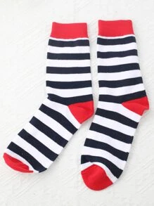 Vớ phi hành đoàn họa tiết sọc - Nhiều màu - Xem 1