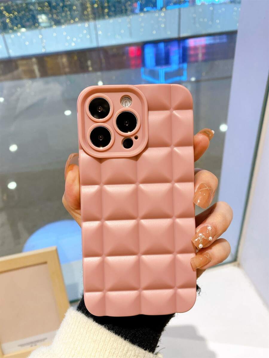 Vỏ điện thoại rắn - Hồng - Xem 1