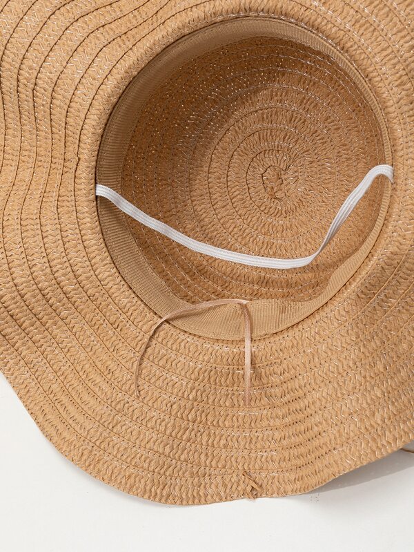 Flower Decor Straw Hat SHEIN USA