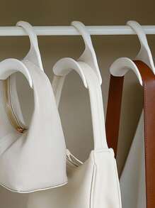 1pc PP Bag Hanger, Daily Grey Multi-purpose Bag Storage Rack For Home - Grey - View 5