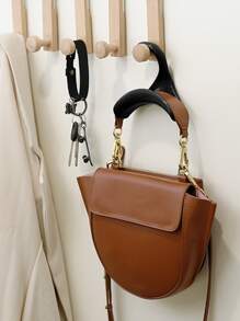 1pc PP Bag Hanger, Daily Grey Multi-purpose Bag Storage Rack For Home - Grey - View 6