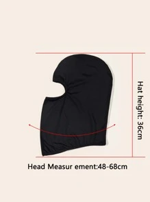 1 Miếng Nam Ngụy trang áo có mũ Mũ Với Chống nắng Và Gấp đôi Lỗ Khẩu trang Đối với Các hoạt động ngoài trời , Mùa hè - màu đen - Xem 4
