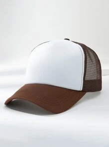 Men Two Tone Trucker Hat - Multicolor - View 1
