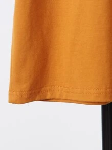 Toddler Boys Letter Graphic Tee - Brown - View 4