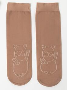 5pairs Cartoon Graphic Crew Socks - Multicolor - View 2