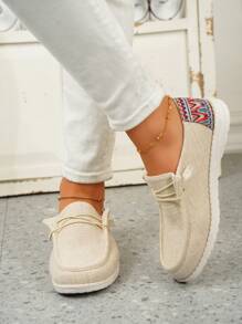 Giày Giản dị Nữ - Màu be - Xem 3