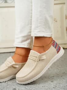 Giày Giản dị Nữ - Màu be - Xem 6