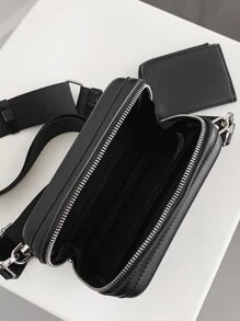 迷你男士极简方形包带零钱包，手提包学生包单肩包运动包高中大学生学院斜挎包盒包单肩包侧包返校多功能宿舍单肩包斜挎包侧包学生秋季信使包圆筒包老款万圣节圣诞节尖叫男士包冬季户外感恩节假期包手提包腰包骑行包腰包沙滩包健身包带迷你零钱包迷你盒式斜挎包酷街头