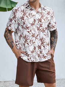 Manfinity Hombres Camisa con estampado - Multicolor - Ver 6