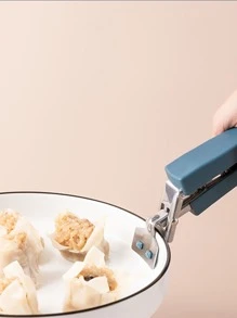 1入組不銹鋼抓手夾、碗盤鍋盤夾、可折疊防燙托盤升降器鍋架廚房工具 - 藍色 - 查看 2