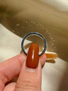 925纯银闪亮订婚/结婚戒指，女士承诺/永恒戒指，精致珠宝，派对/约会礼物 - 白色 - 查看 4