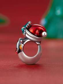 聖誕雪人銀DIY吊墜