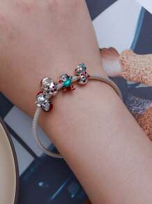 聖誕雪人銀DIY吊墜