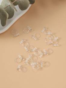 1pack Clear DIY Jewelry Accessory - White - View 1