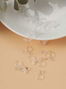 1pack Clear DIY Jewelry Accessory - White - View 2