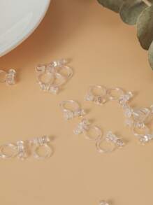 1pack Clear DIY Jewelry Accessory - White - View 4