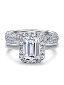 Anillo zirconia cúbica plata - Plateado - Ver 3