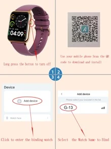 Reloj inteligente cuadrado